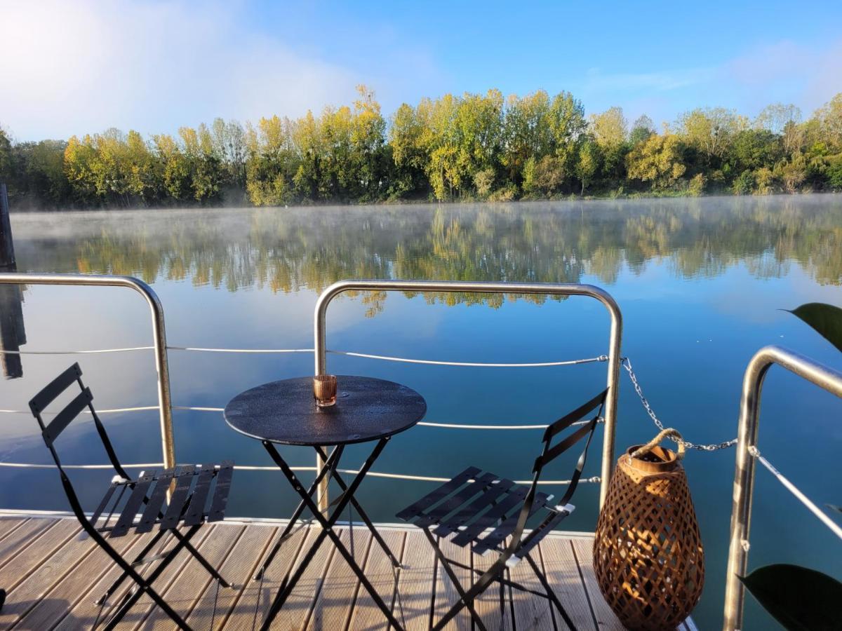 L'Escale Royale Saint-Martin-La-Garenne Port Ilon - Seine - Giverny ภายนอก รูปภาพ