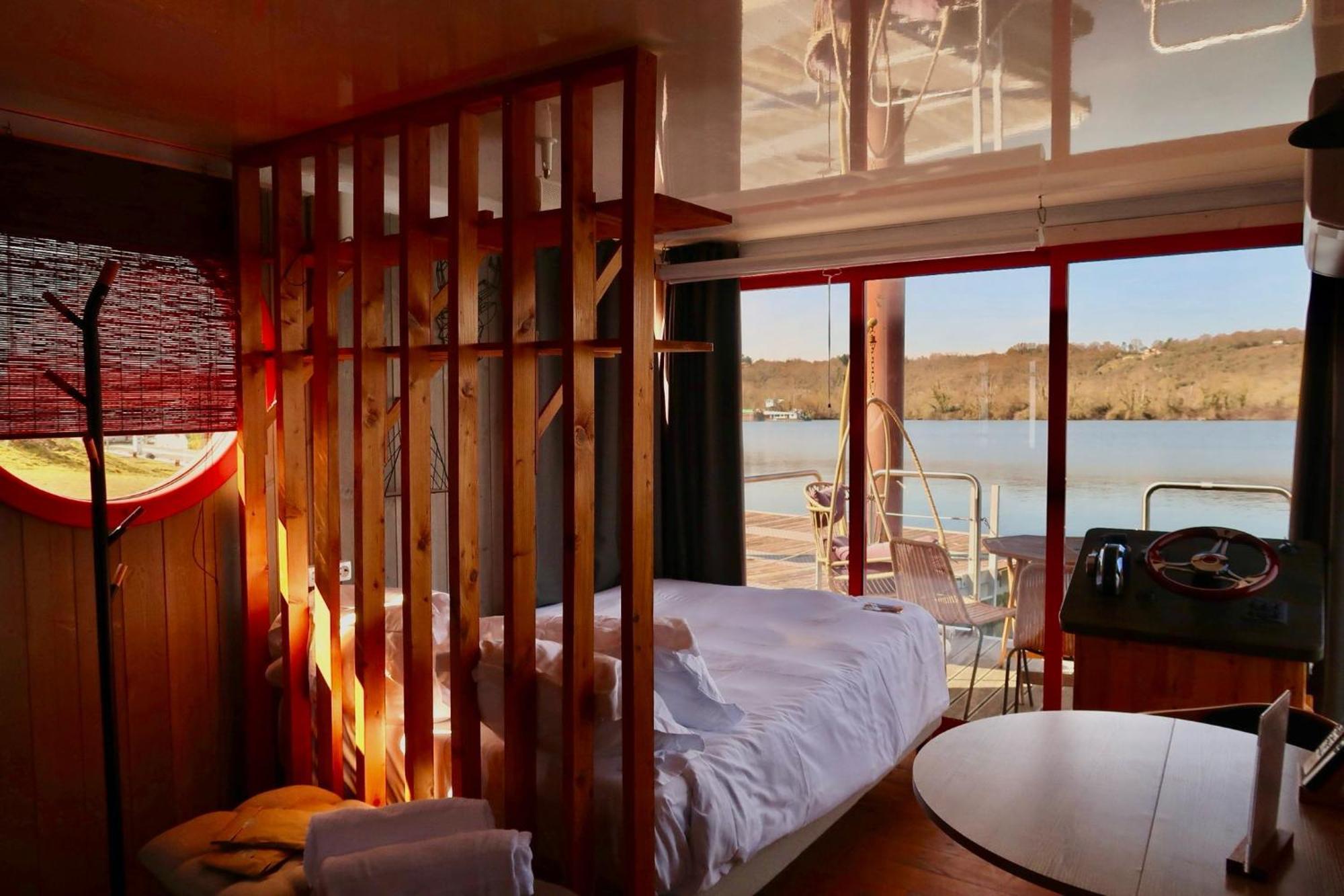 L'Escale Royale Saint-Martin-La-Garenne Port Ilon - Seine - Giverny ภายนอก รูปภาพ